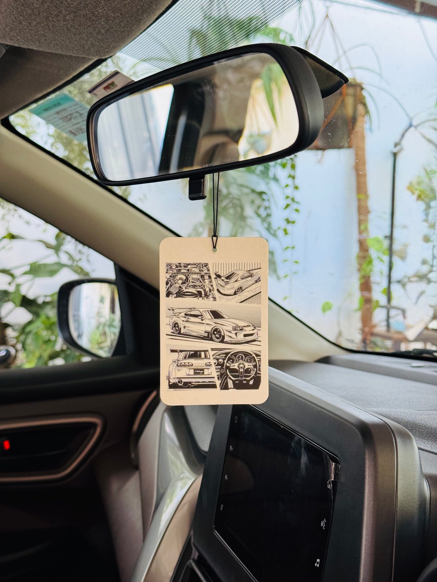 JDM hanging Paper perfume pack of 4 pcs